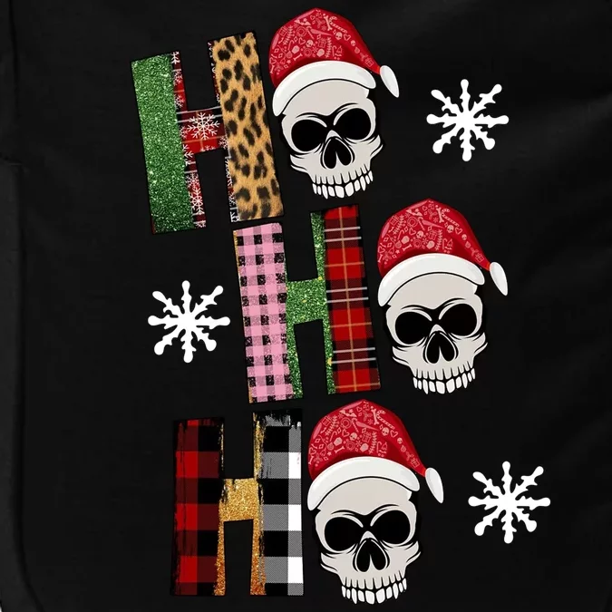 Ho Ho Ho Santa XMas Skulls Impact Tech Backpack