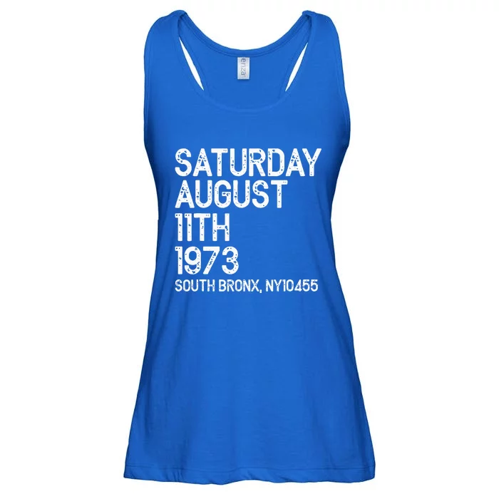 Hip Hop Is Born Saturday Aug 11 1973 50 Years South Bronx Ladies Essential Flowy Tank