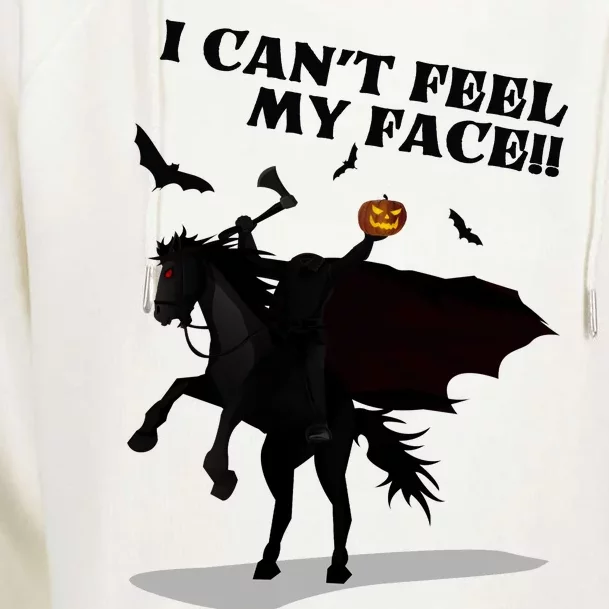 Headless Horseman I Cant Feel My Face TShirt Womens Funnel Neck Pullover Hood