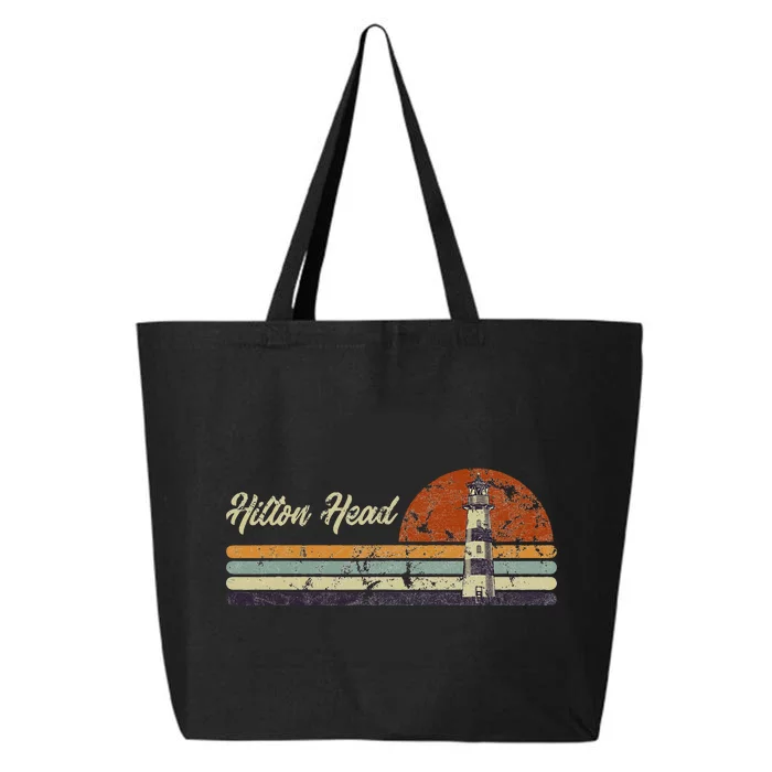 Hilton Head Island Lighthouse South Carolina Tourist 25L Jumbo Tote