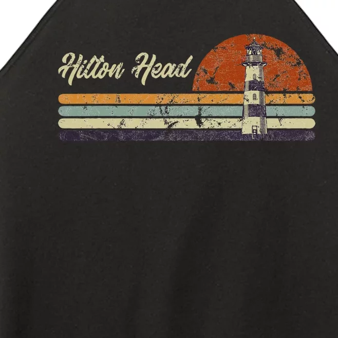 Hilton Head Island Lighthouse South Carolina Tourist Women’s Perfect Tri Rocker Tank