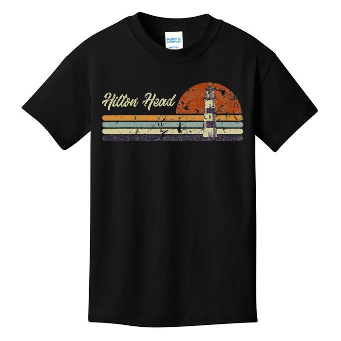 Hilton Head Island Lighthouse South Carolina Tourist Kids T-Shirt