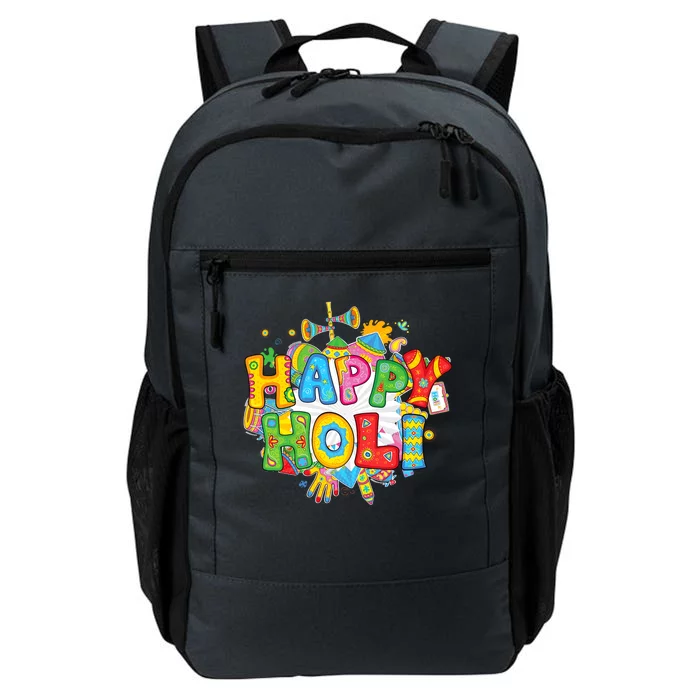 Happy Holi Indian Celebration Colors India Hindu Daily Commute Backpack