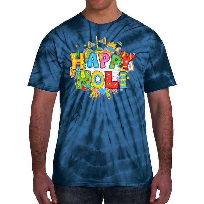 Happy Holi Indian Celebration Colors India Hindu Tie-Dye T-Shirt