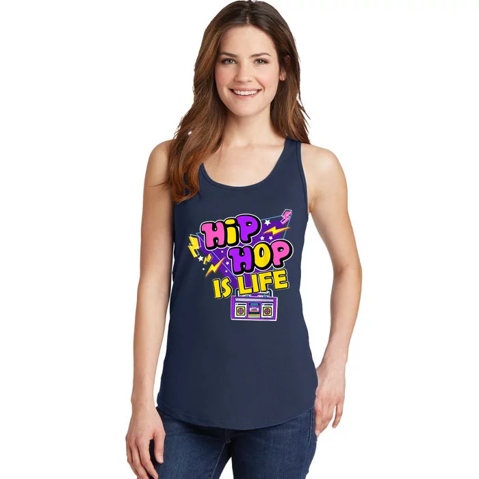 Hip Hop Is Life Ladies Essential Tank