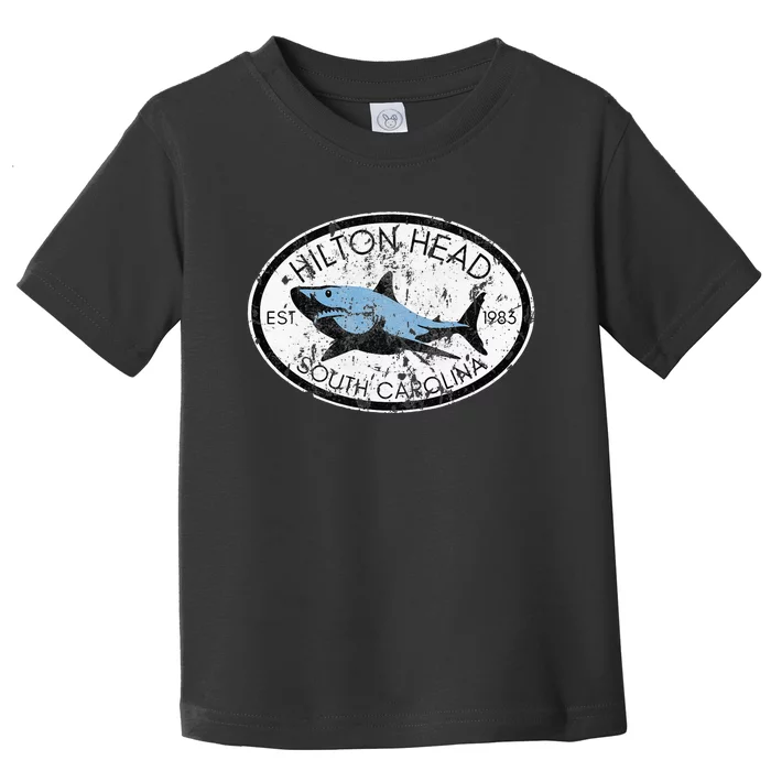 Hilton Head Island South Carolina Fishing Shark Fish Beach Toddler T-Shirt