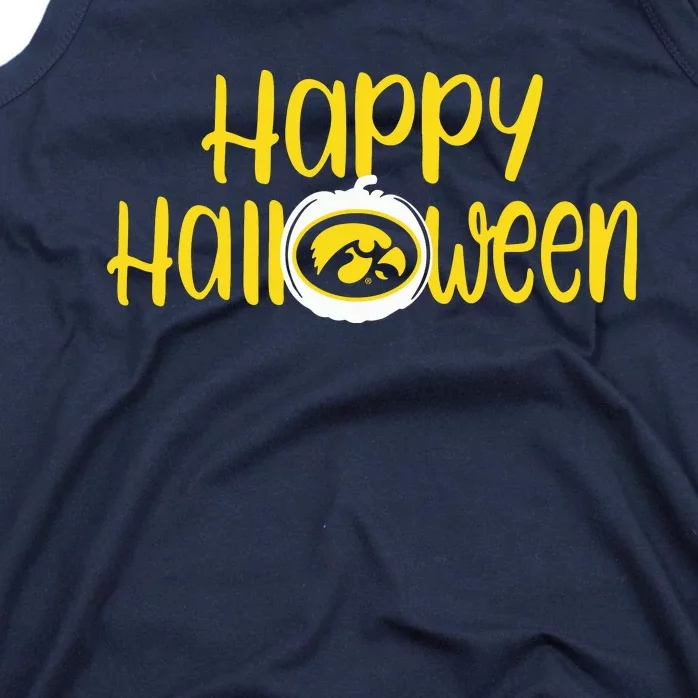 Happy Halloween Iowa Hawkeye Tank Halloween Football Tank Top