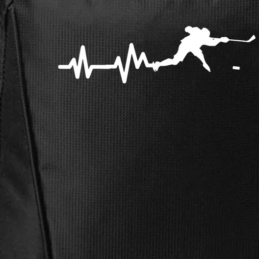 Hockey HeartBeat | Ice Hockey Player Gift City Backpack