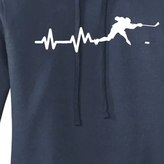 Hockey HeartBeat | Ice Hockey Player Gift Women's Pullover Hoodie