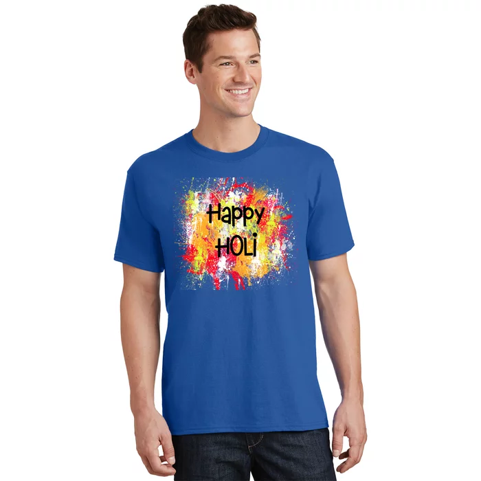 Happy Holi Indian Colorful Festival Of Colors Festive Party Gift T-Shirt