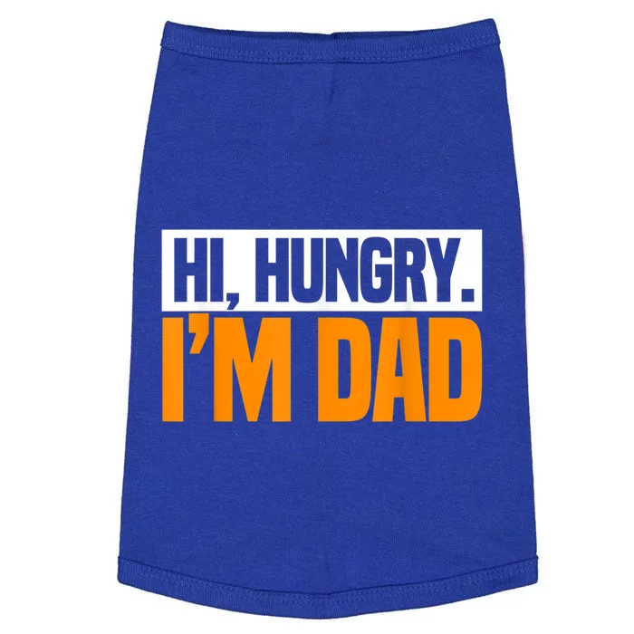 Hi Hungry I'm Dad Jokes Father's Day Gift Doggie Tank