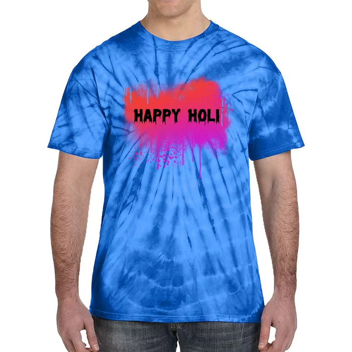 Happy Holi Indian Festival Of Colors 2021 Gift Tie-Dye T-Shirt