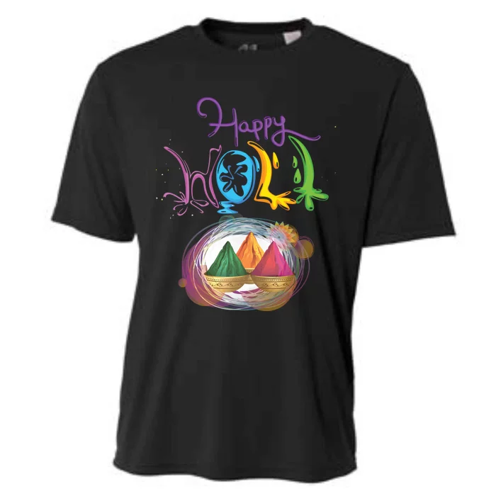 Happy Holi Indian's Colourful Festival Gift Cool Gift Cooling Performance Crew T-Shirt