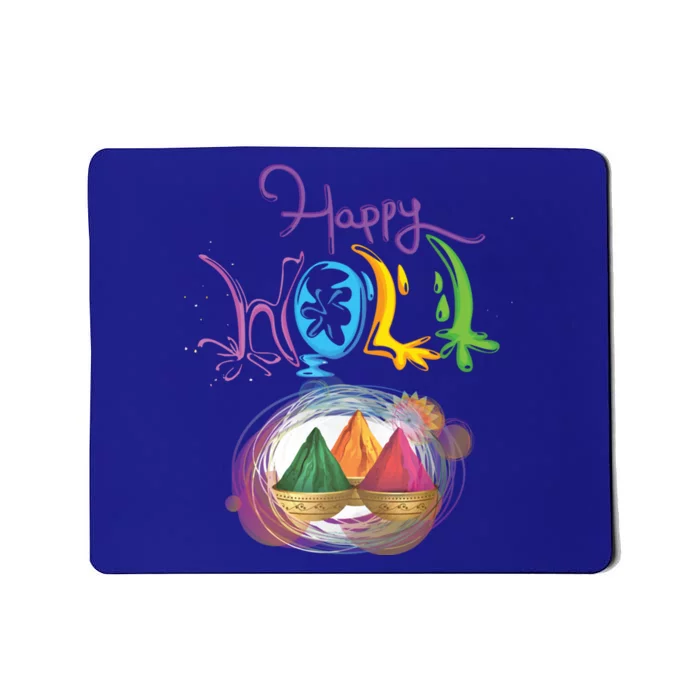 Happy Holi Indian's Colourful Festival Gift Cool Gift Mousepad