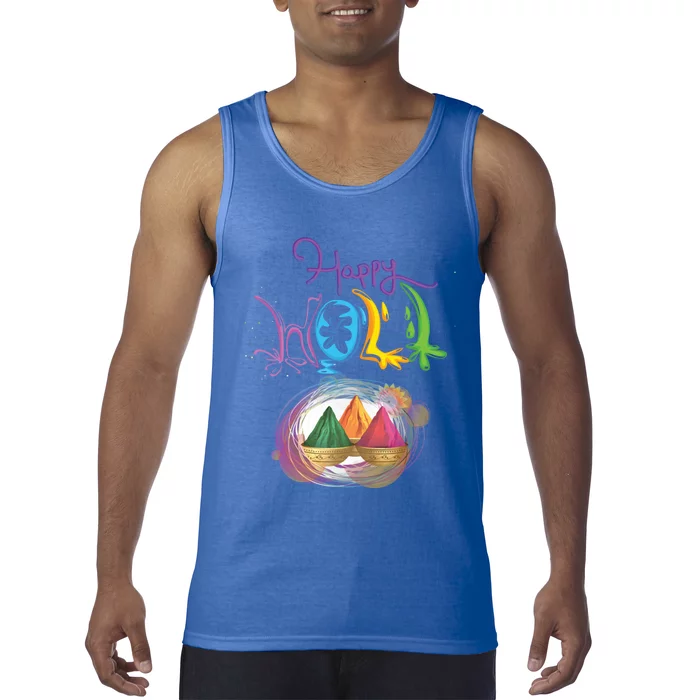 Happy Holi Indian's Colourful Festival Gift Cool Gift Tank Top