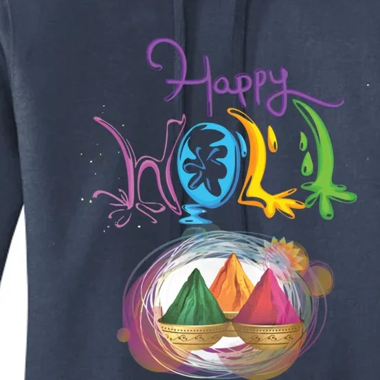 Happy Holi Indian's Colourful Festival Gift Cool Gift Women's Pullover Hoodie