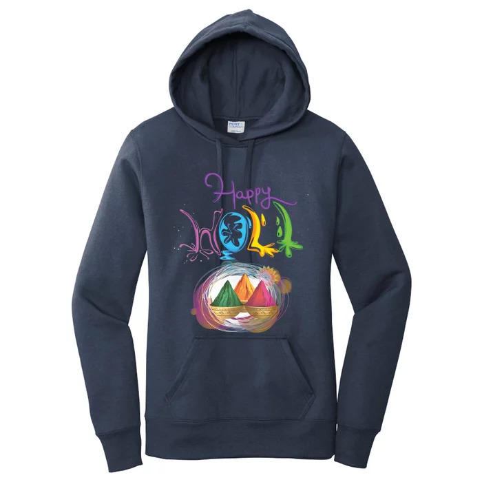 Happy Holi Indian's Colourful Festival Gift Cool Gift Women's Pullover Hoodie