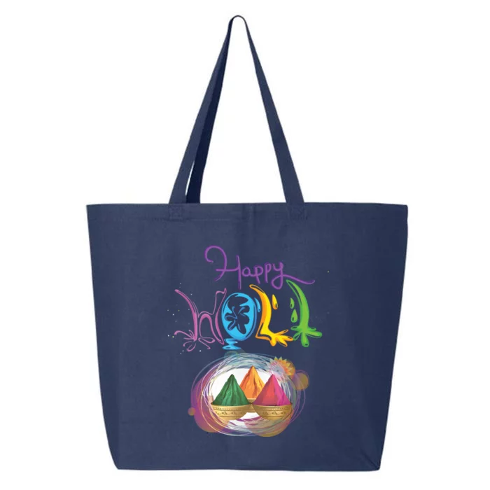 Happy Holi Indian's Colourful Festival Gift Cool Gift 25L Jumbo Tote