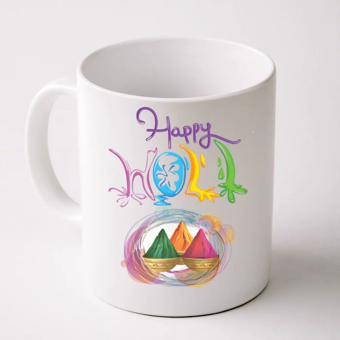 Happy Holi Indian's Colourful Festival Gift Cool Gift Front & Back Coffee Mug