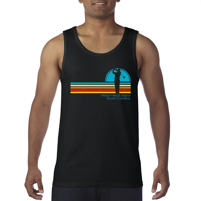 Hilton Head Island Golf South Carolina Tank Top