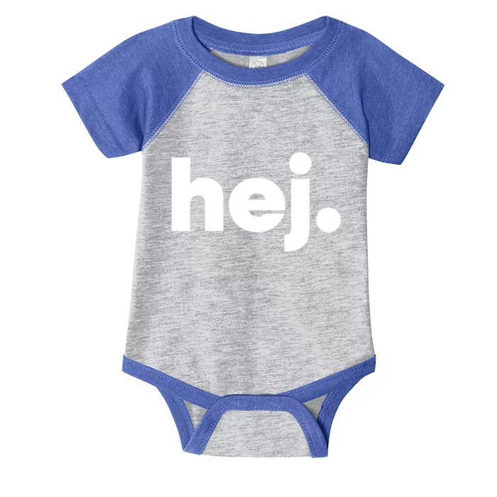 Hej Hi In Swedish Gift Infant Baby Jersey Bodysuit