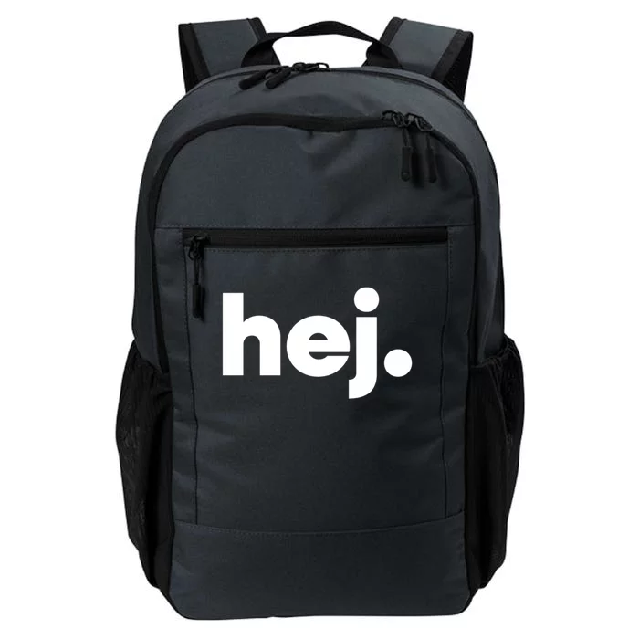 Hej Hi In Swedish Gift Daily Commute Backpack