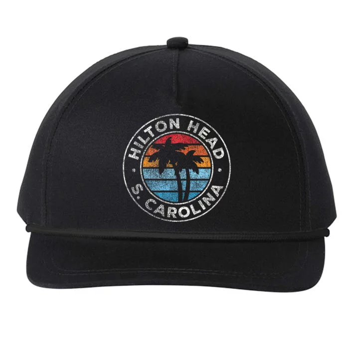 Hilton Head Island South Carolina Snapback Five-Panel Rope Hat