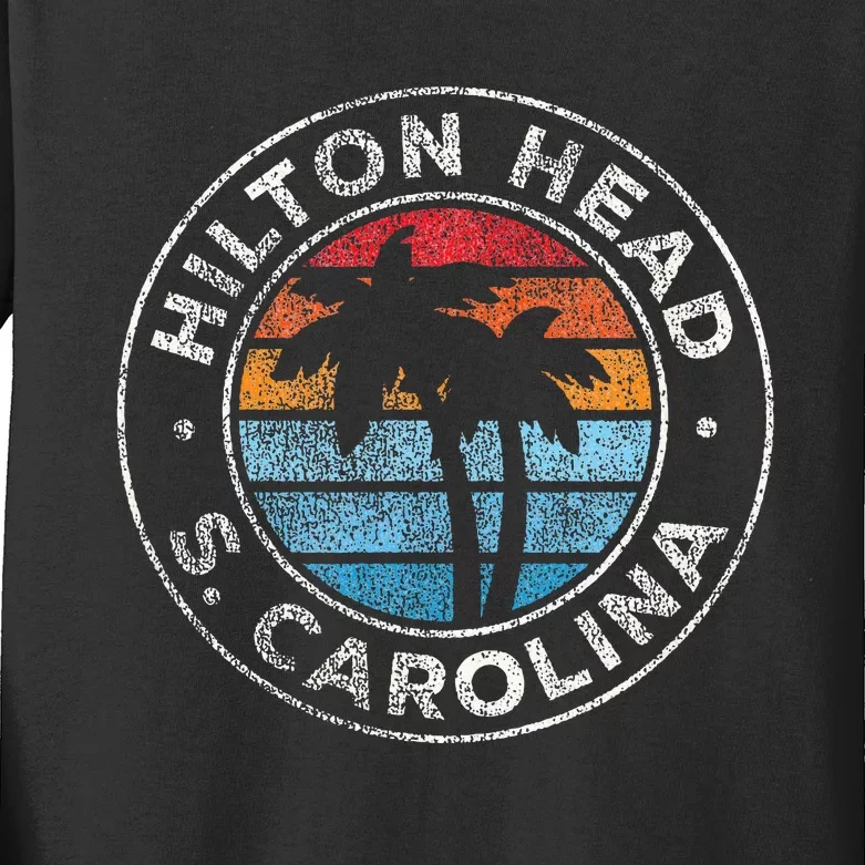 Hilton Head Island South Carolina Kids Long Sleeve Shirt