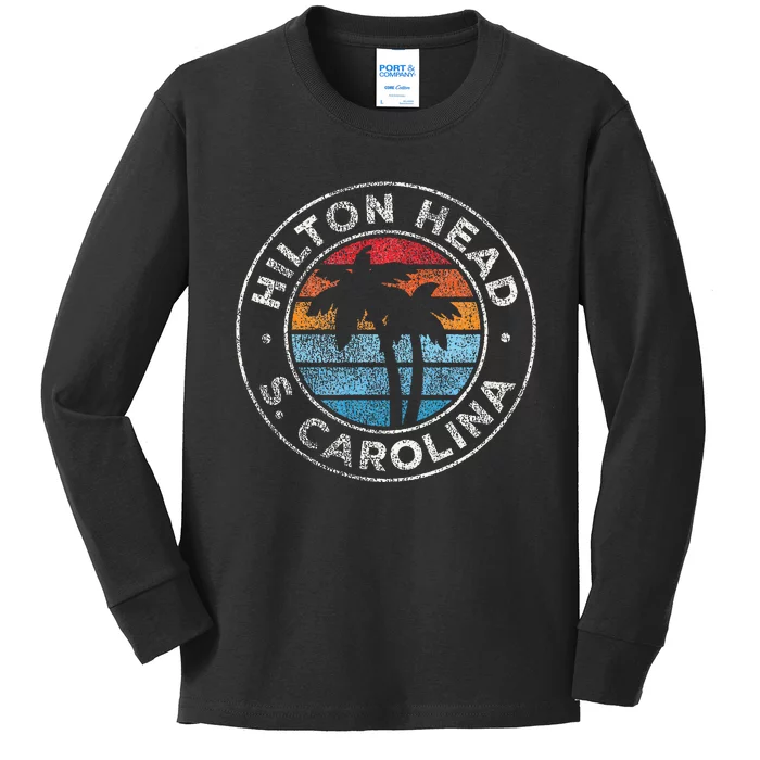 Hilton Head Island South Carolina Kids Long Sleeve Shirt