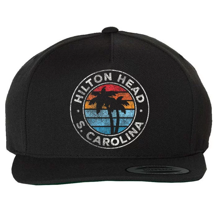 Hilton Head Island South Carolina Wool Snapback Cap