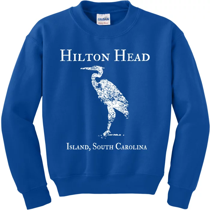 Hilton Head Island Crane Family Vacation Gift Kids Sweatshirt