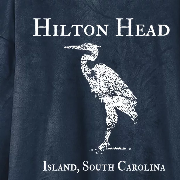 Hilton Head Island Crane Family Vacation Gift Hooded Wearable Blanket