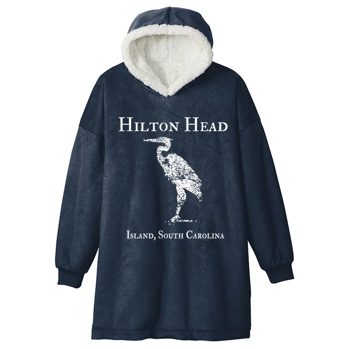 Hilton Head Island Crane Family Vacation Gift Hooded Wearable Blanket