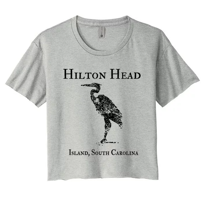 Hilton Head Island Crane Family Vacation Gift Women's Crop Top Tee