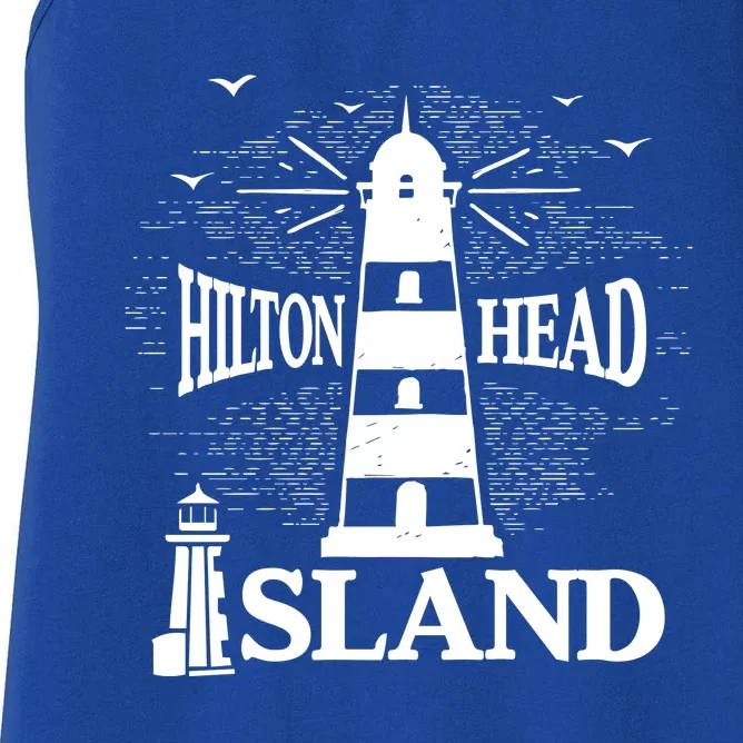 Hilton Head Island South Carolina Family Vacation Meaningful Gift Women's Racerback Tank