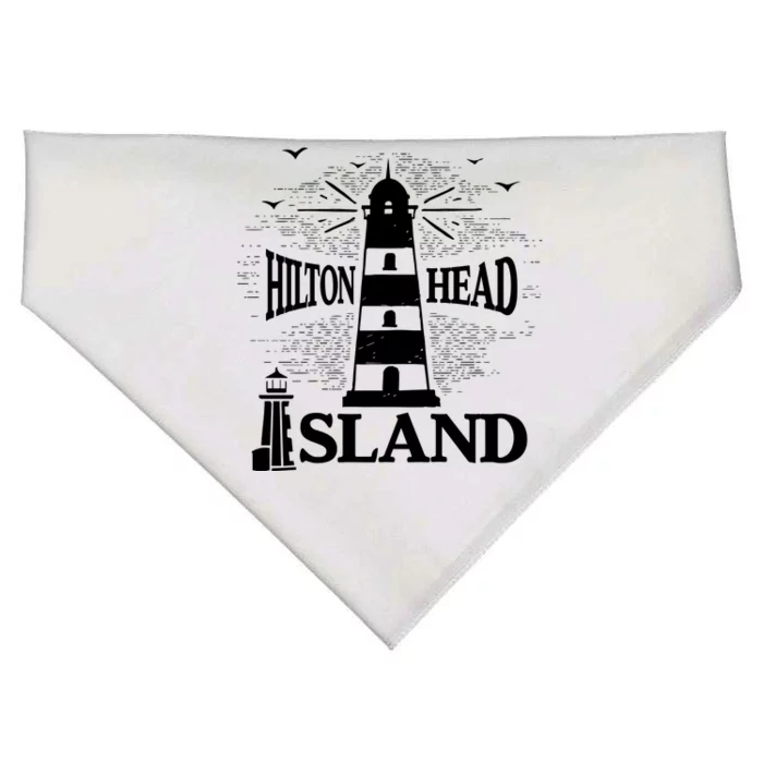 Hilton Head Island South Carolina Family Vacation Meaningful Gift USA-Made Doggie Bandana