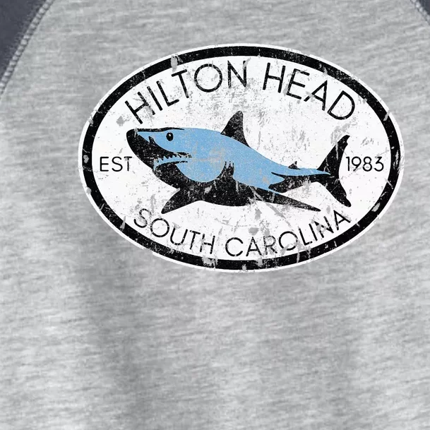 Hilton Head Island South Carolina Fishing Shark Fish Beach Toddler Fine Jersey T-Shirt