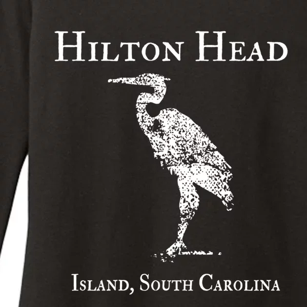 Hilton Head Island Crane Family Vacation Gift Womens CVC Long Sleeve Shirt