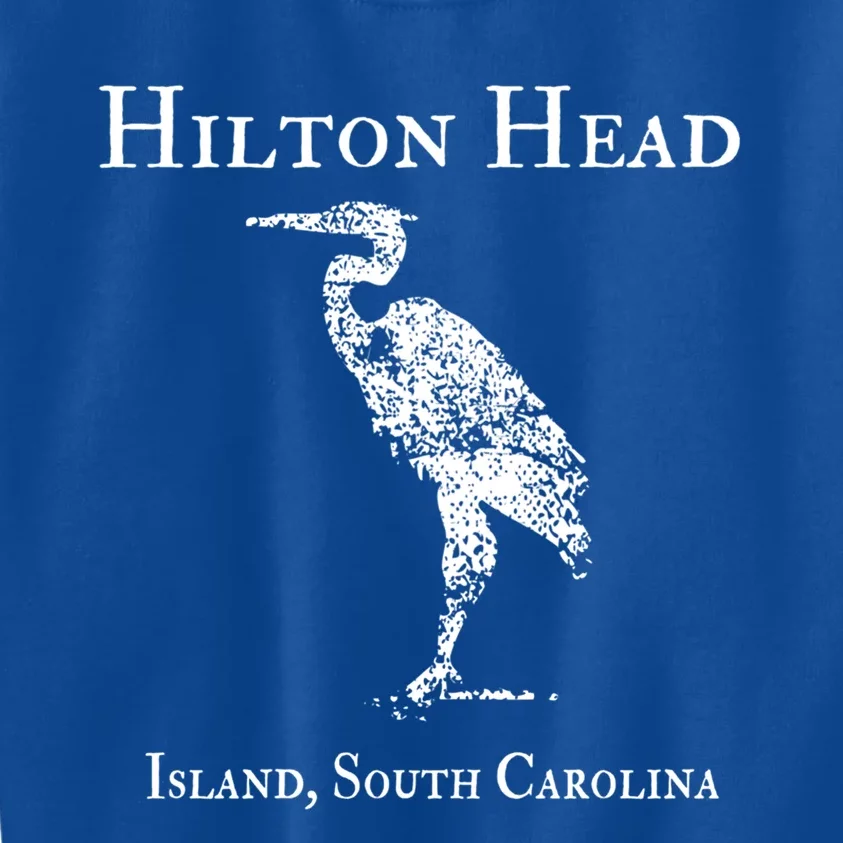 Hilton Head Island Crane Family Vacation Gift Kids Sweatshirt