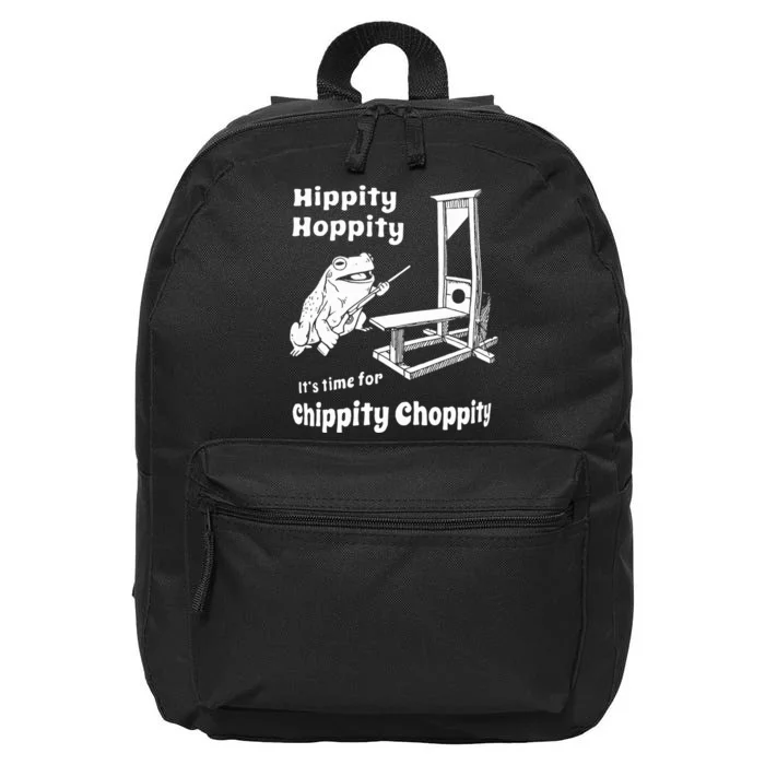 Hippity Hoppity It's Time For Chippity Choppity Frog 16 in Basic Backpack