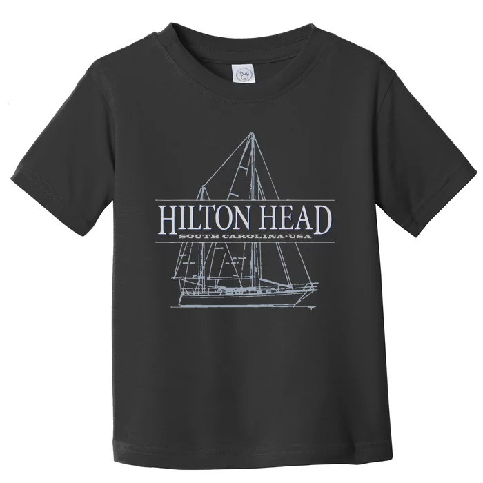 Hilton Head Island South Carolina Sailing Toddler T-Shirt