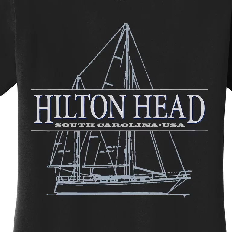 Hilton Head Island South Carolina Sailing Women's T-Shirt