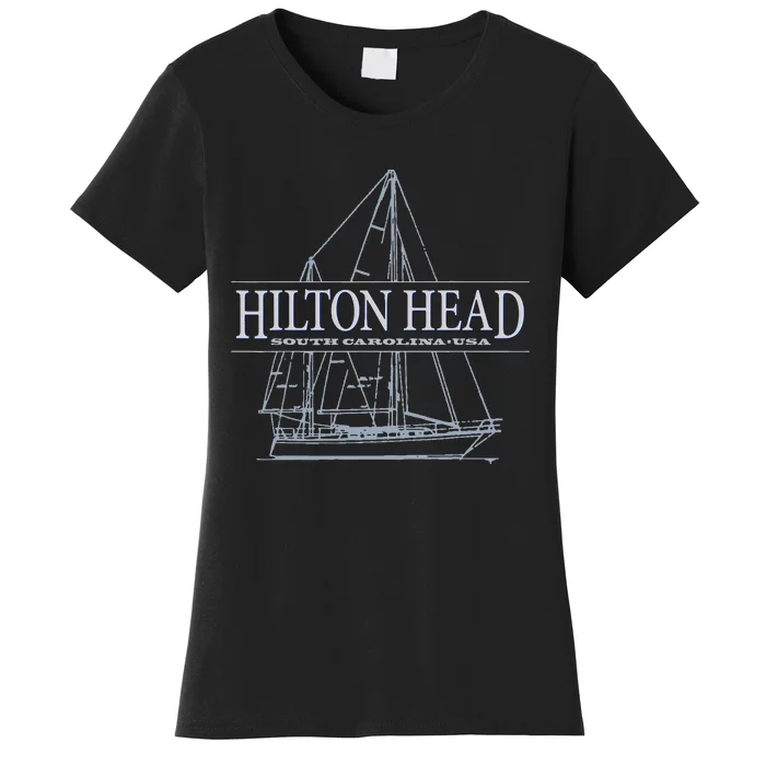 Hilton Head Island South Carolina Sailing Women's T-Shirt