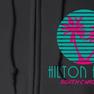 Hilton Head Island South Carolina Souvenir Full Zip Hoodie