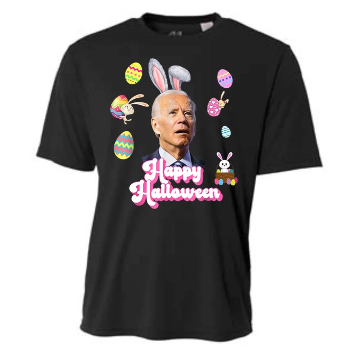 Happy Halloween Joe Biden Funny Easter Cooling Performance Crew T-Shirt