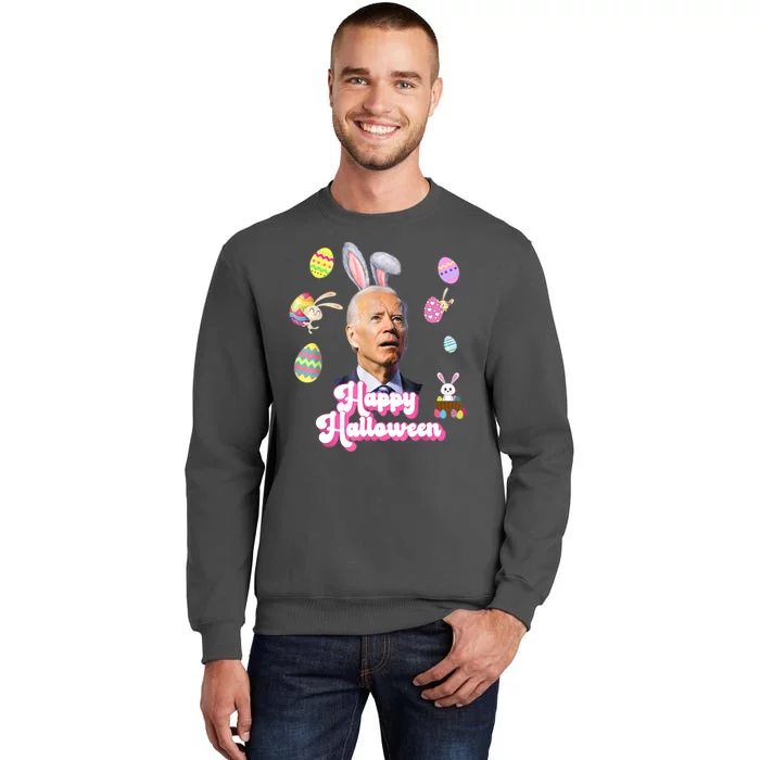 Happy Halloween Joe Biden Funny Easter Tall Sweatshirt