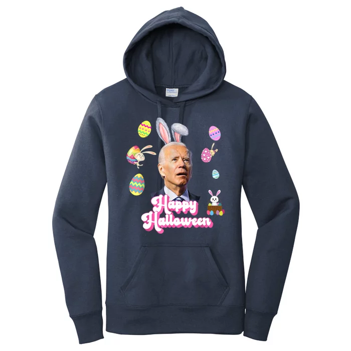 Happy Halloween Joe Biden Funny Easter Women's Pullover Hoodie