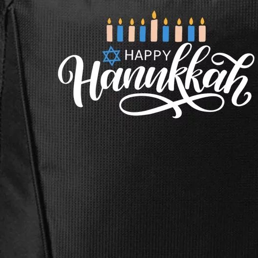 Happy Hanukkah Jewish Holiday Gift City Backpack