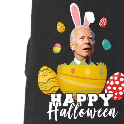 Happy Halloween Joe Biden Easter Funny Confused Doggie 3-End Fleece Hoodie