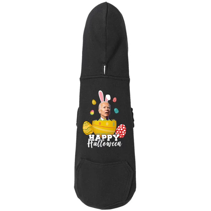 Happy Halloween Joe Biden Easter Funny Confused Doggie 3-End Fleece Hoodie